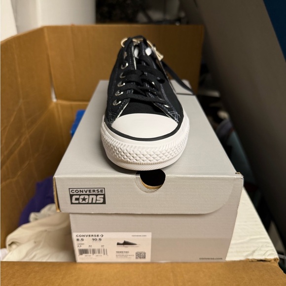 Converse Cons Suede Black/White Skateboarding shoes - Picture 4 of 6